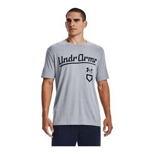 Under Armour Men's Baseball Script T Shirt Small NWT